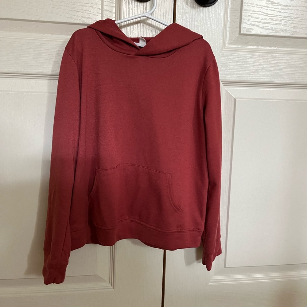 Kids Crown of Hearts Burnt Orange/Red Hoodie